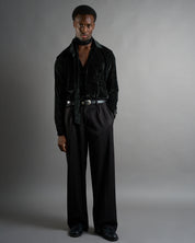 Camicia con cravatta floccata limited edition