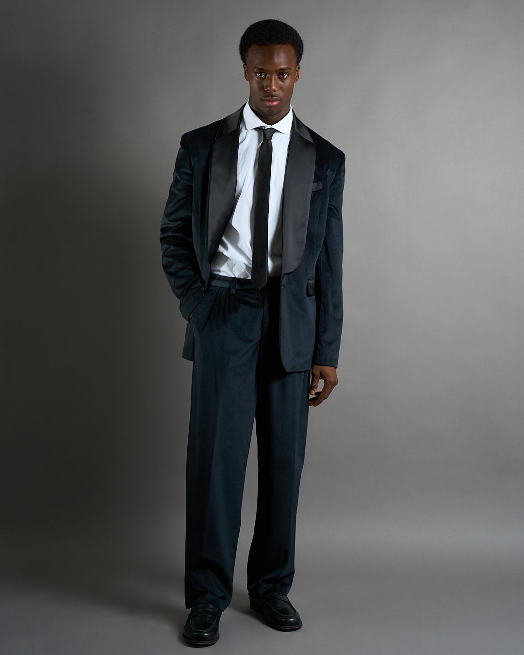 Giacca Sartoriale in velluto e raso