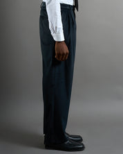 Pantalone da smoking in velluto