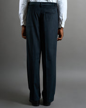 Pantalone da smoking in velluto