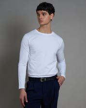 T-Shirt Slim fit basic manica lunga