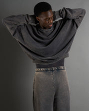 Felpa Uniform Girocollo Effetto Old