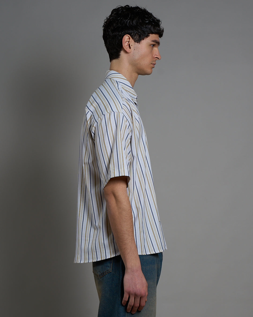 Camicia Over Rigata