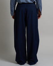 Pantalone Wide Fit con pieghe