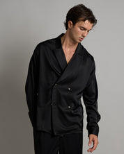 Camicia Doppiopetto Effetto Seta