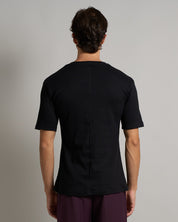 T-shirt Girocollo in costina Mezza manica