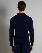 Msm Studio T-shirt Serafino in ribbed half sleeve