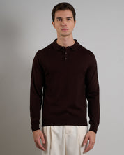 Msm Studio T-shirt Serafino in ribbed half sleeve