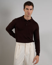 Msm Studio T-shirt Serafino in ribbed half sleeve