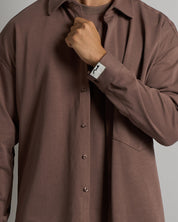 Camicia Over in cotone 270gr