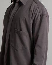 Camicia Over in cotone 270gr