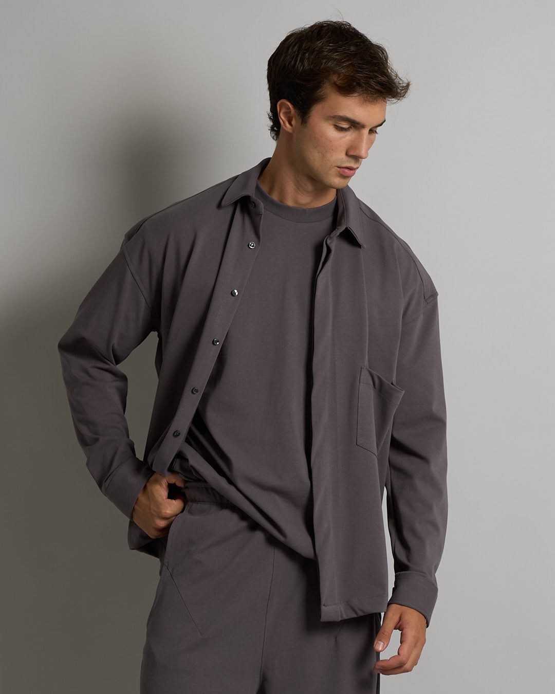 Camicia Over in cotone 270gr