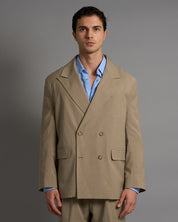 Giacca Sartoriale Doppiopetto Fango