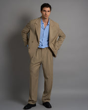 Giacca Sartoriale Doppiopetto Fango