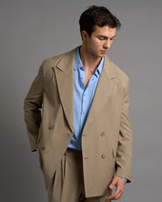 Giacca Sartoriale Doppiopetto Fango