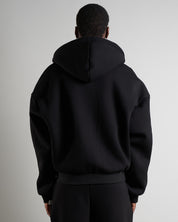 Felpa cropped con zip