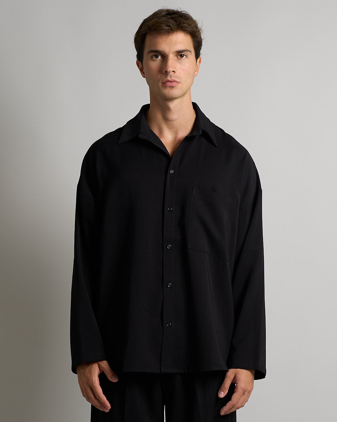 Camicia Suede oversize fit