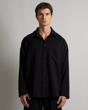 Camicia Suede oversize fit