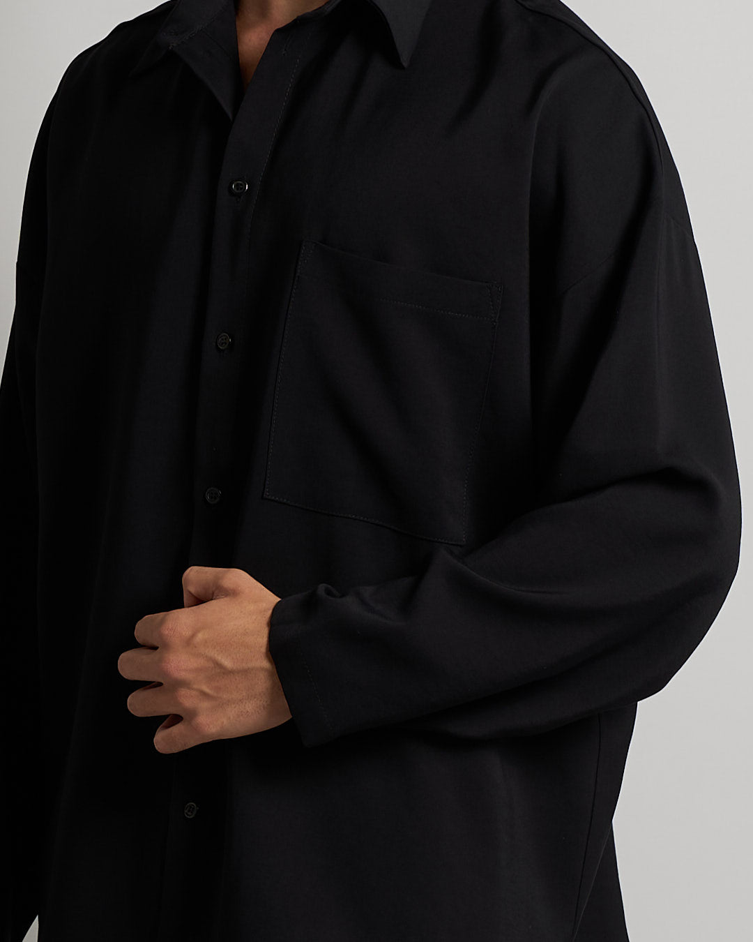 Camicia Suede oversize fit