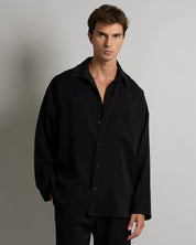 Camicia Suede oversize fit