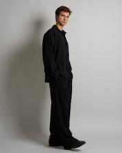 Camicia Suede oversize fit