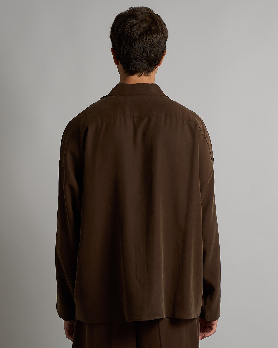 Camicia Suede oversize fit