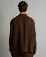 Camicia Suede oversize fit