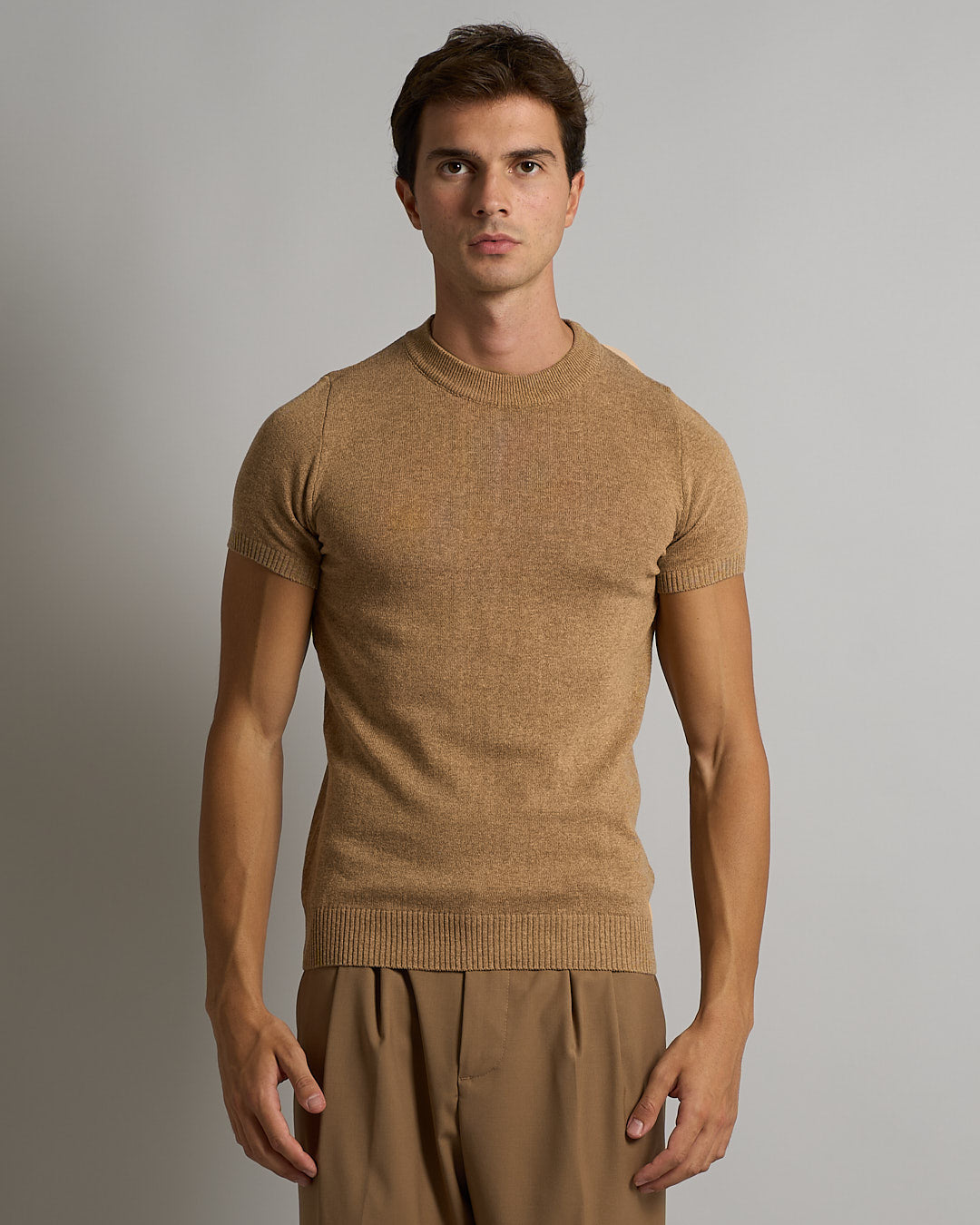 T-Shirt mezza manica in filo