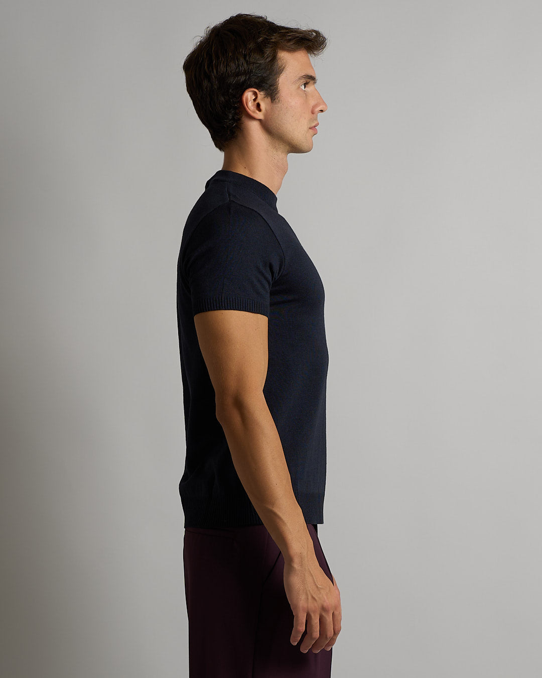 T-Shirt mezza manica in filo