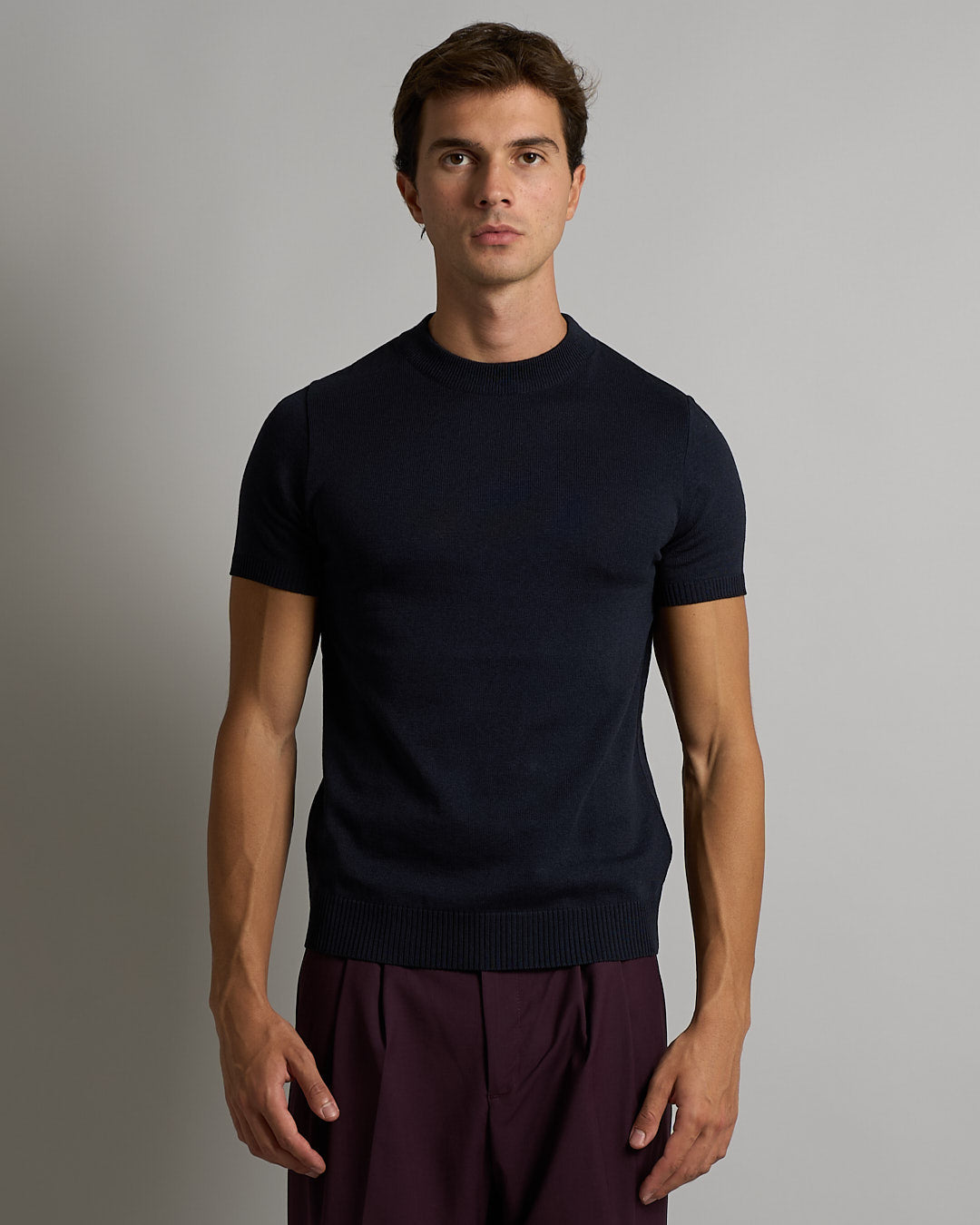 T-Shirt mezza manica in filo