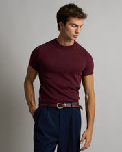 T-Shirt mezza manica in filo