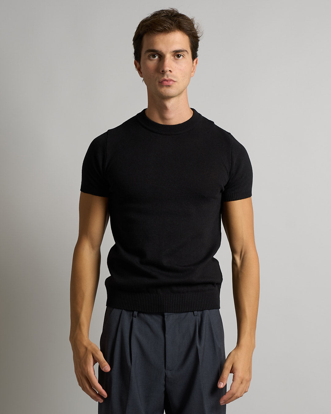 T-Shirt mezza manica in filo