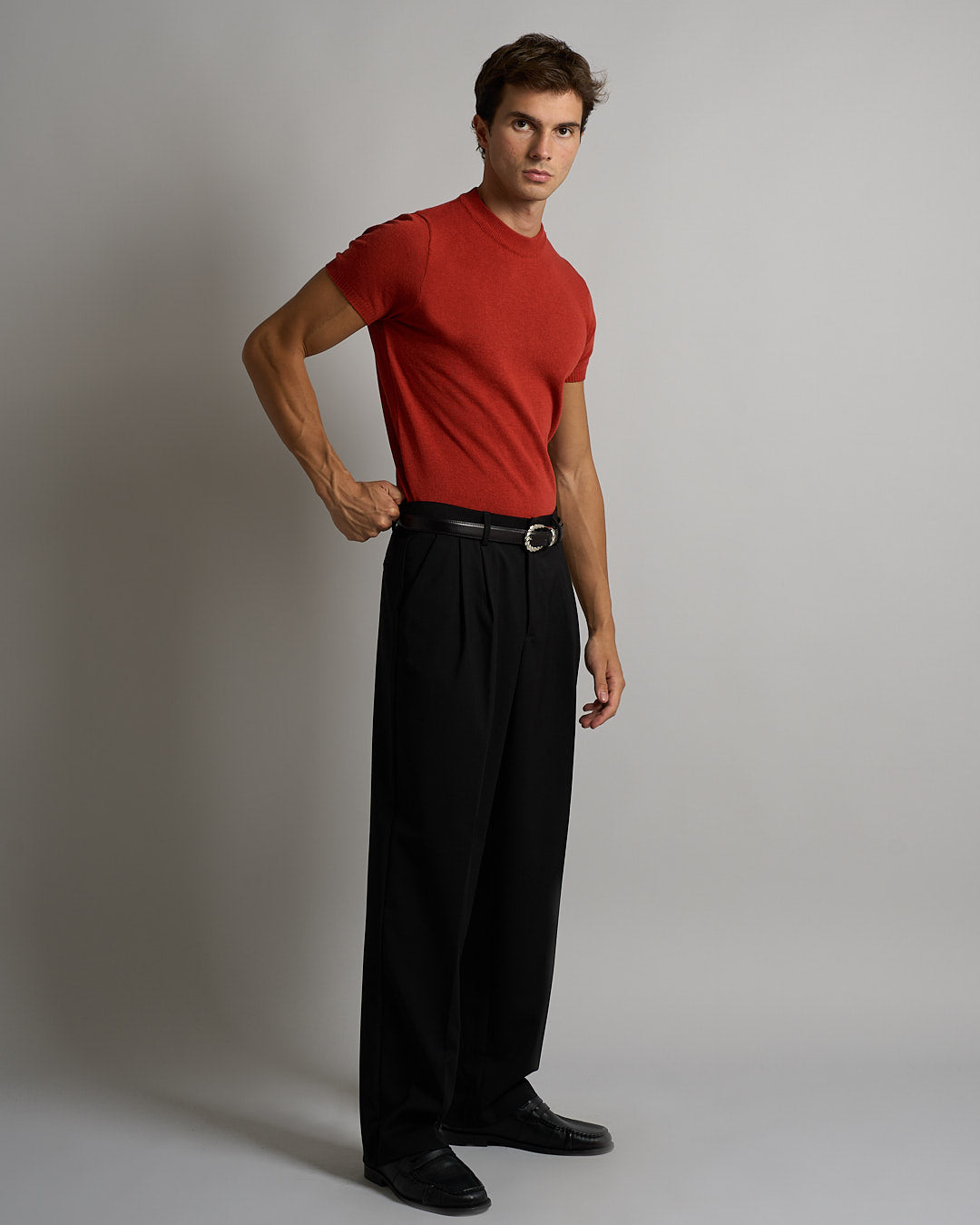 T-Shirt mezza manica in filo