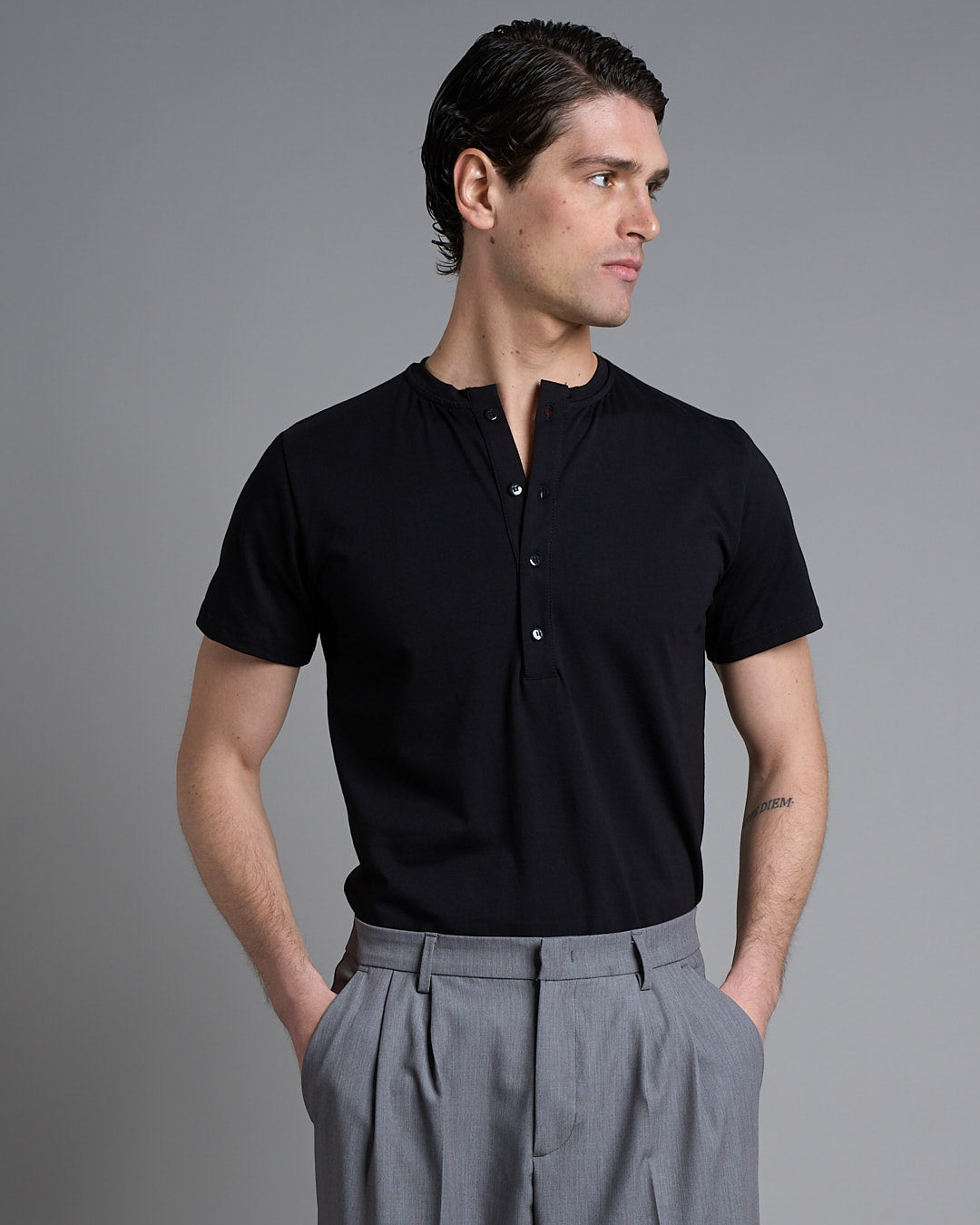 T-shirt Serafino Slim Fit