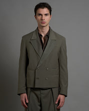 Giacca cropped doppiopetto