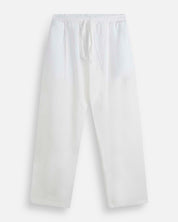 Pantalaccio jogger gamba larga in lino
