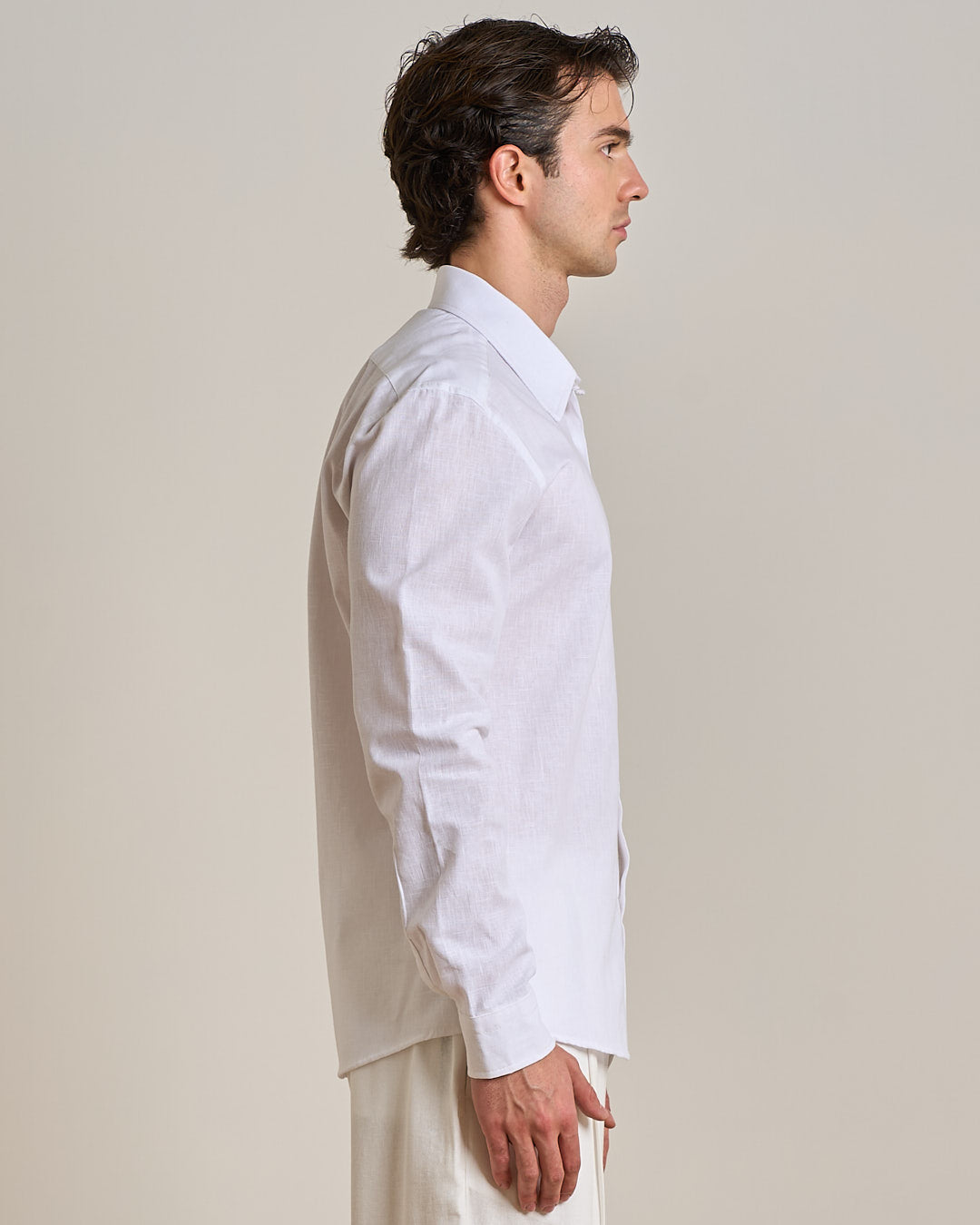 Camicia sartoriale in lino
