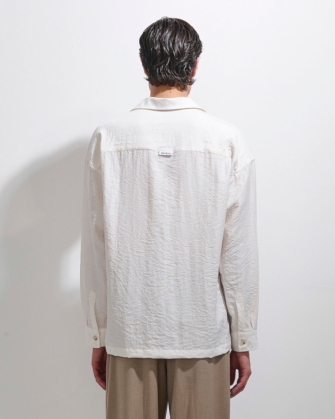 Casacca in lino con lacci