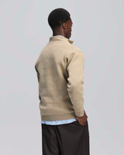 Pullover a mezza zip