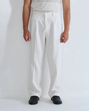 Pantalone wide fit in lino