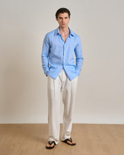 Camicia sartoriale in lino