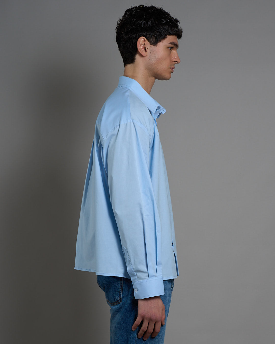 Camicia oversize in cotone