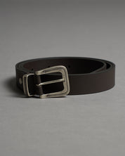 Cintura in pelle con trittico