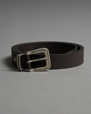 Cintura in pelle con trittico