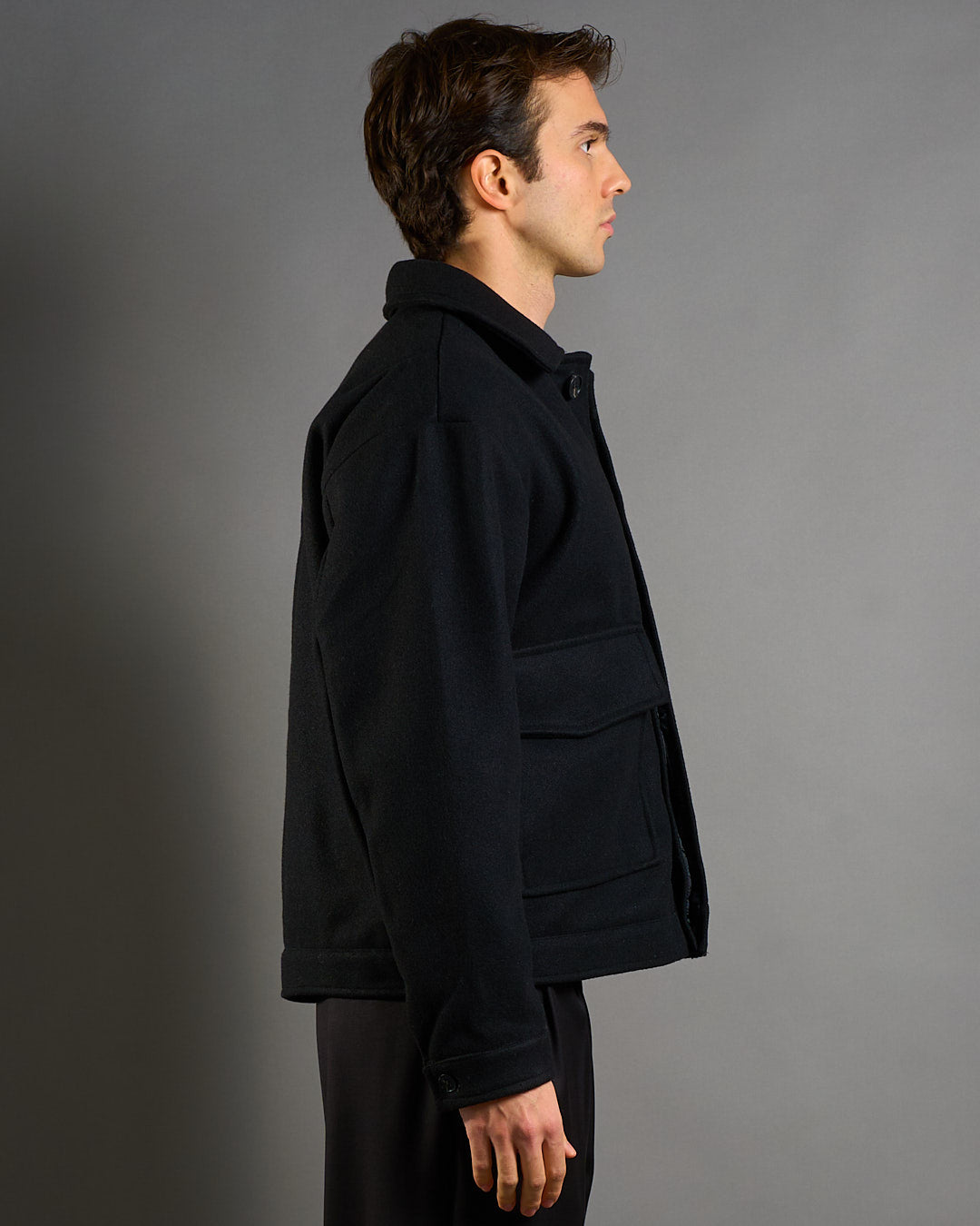 Giubbino in panno imbottito