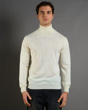 Maglioncino Collo alto in lana merinos