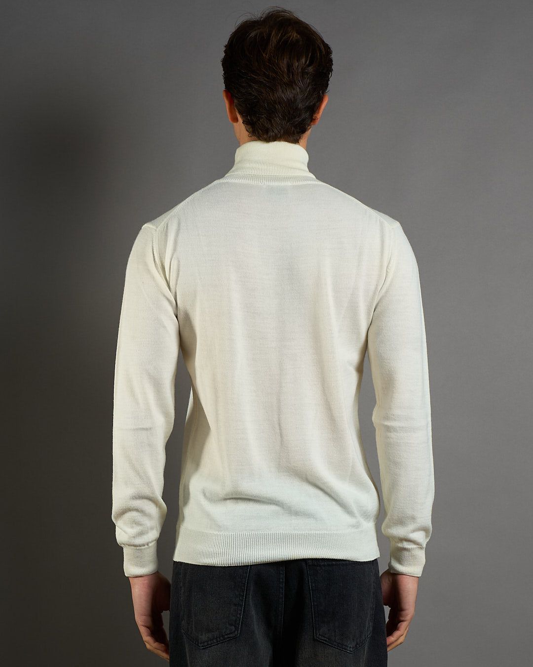 Maglioncino Collo alto in lana merinos