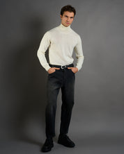 Maglioncino Collo alto in lana merinos