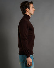 Maglioncino Collo alto in lana merinos