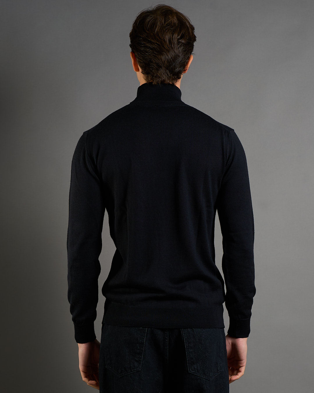 Maglioncino Collo alto in lana merinos